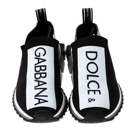 dolce gabbana runners black white sneakers|dolce gabbana sneakers farfetch.